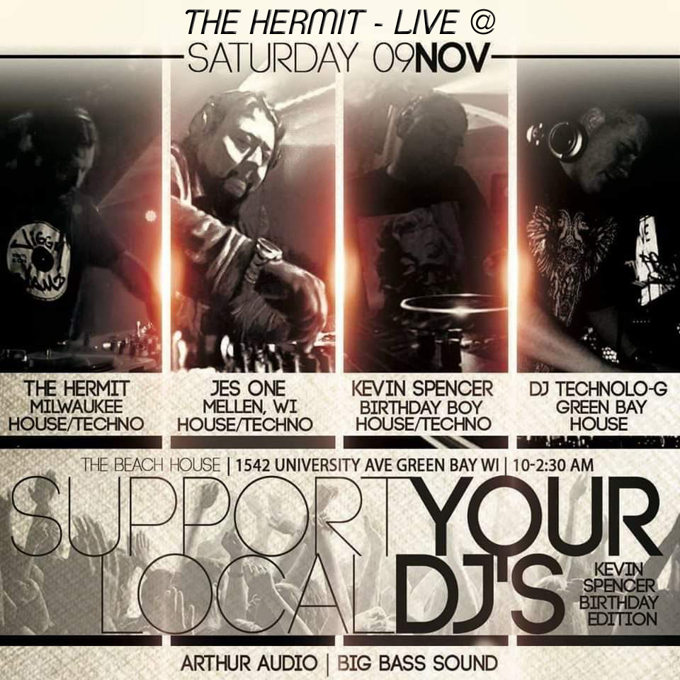 The Hermit - Live @ Support Your Local Dj's
