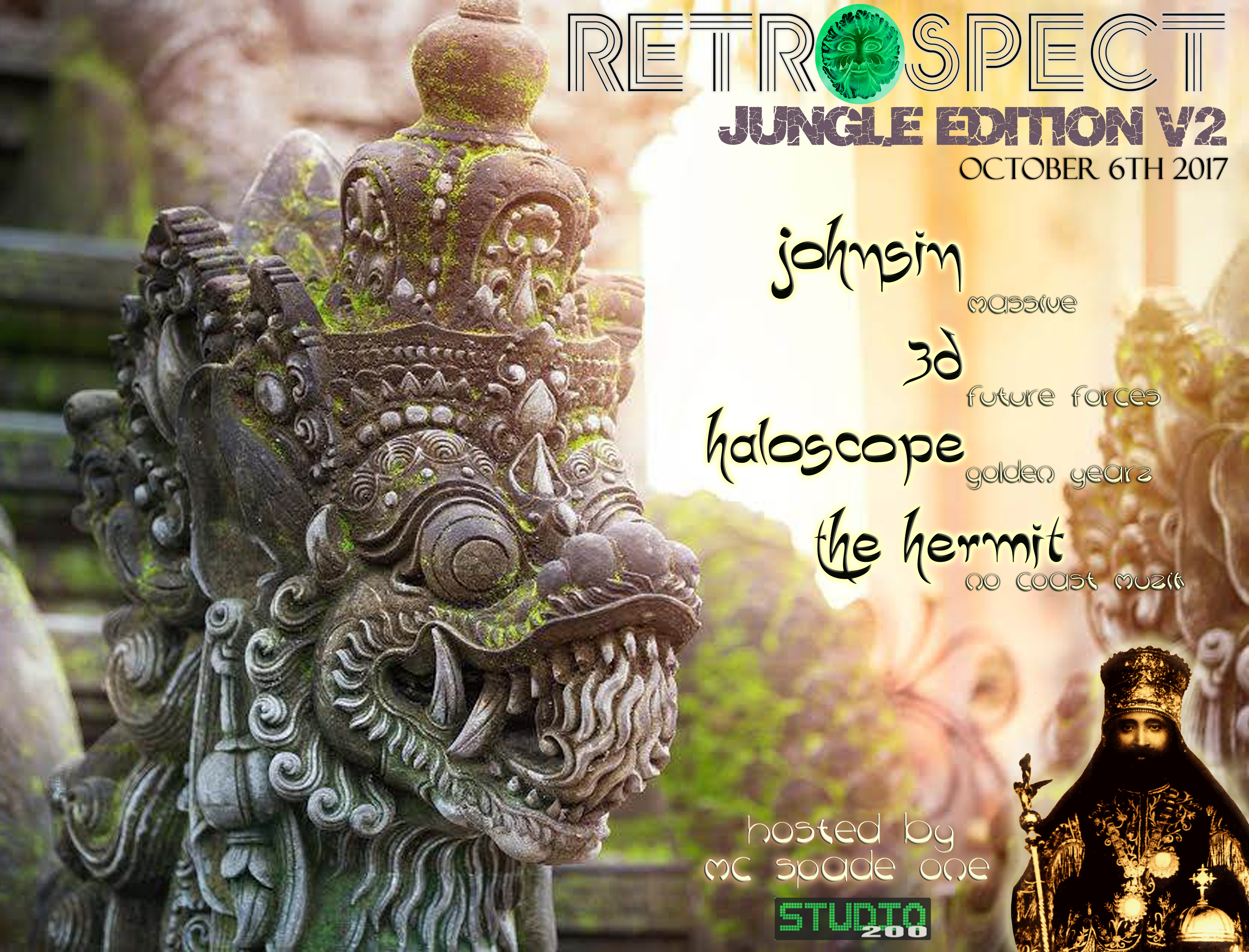 Haloscope feat mc Spade One - Live @ Retrospect Jungle Edition v2