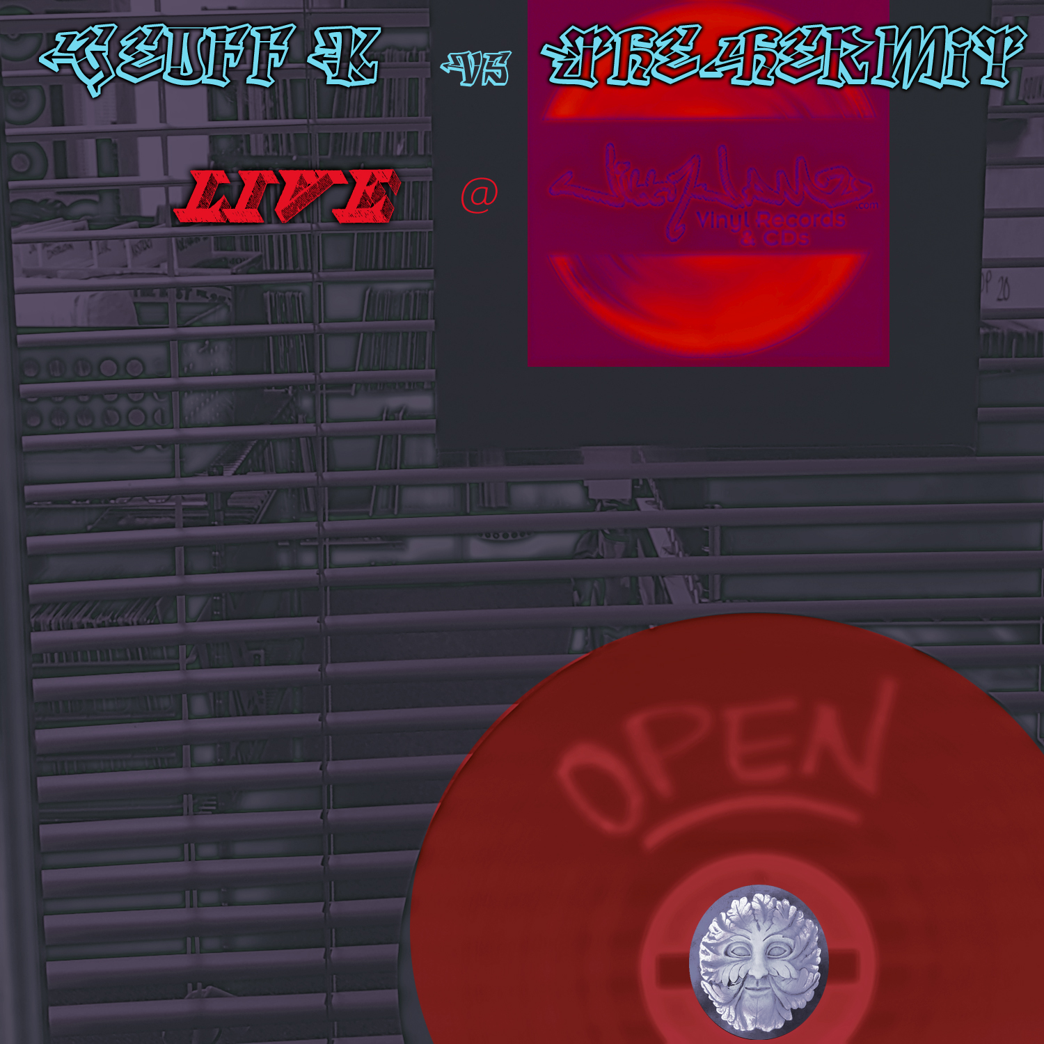 Geoff K vs The Hermit - Live @ Jiggy Jamz Records 1-30-2016